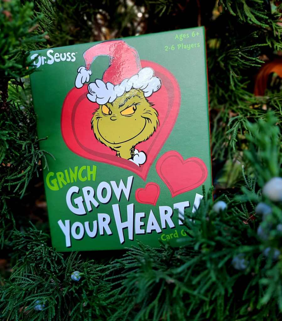 Dr. Seuss, Grinch Grow your heart card game in een struik. 