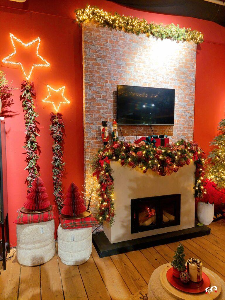 So this is Christmas tv hoek bij de kerstshow van Coppelmans Oisterwijk. 