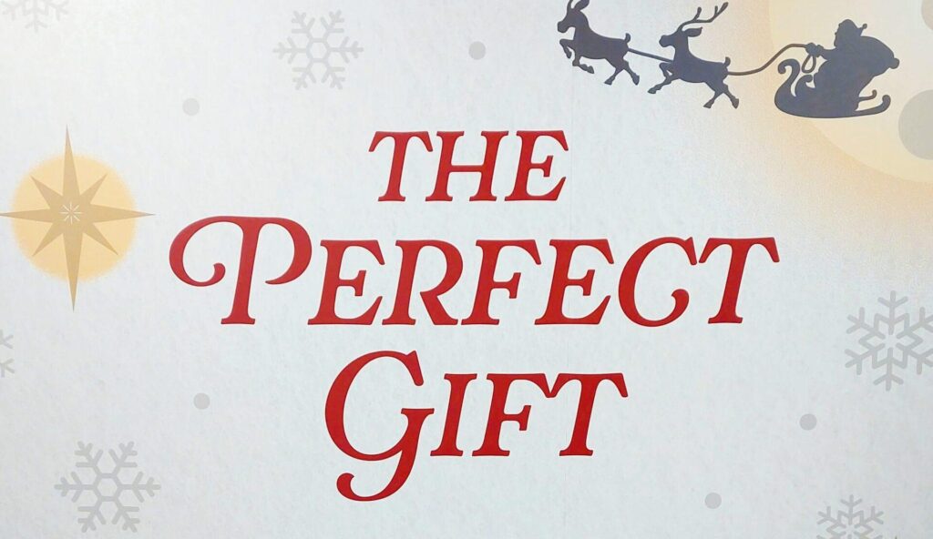 De tekst "The Perfect Gift"